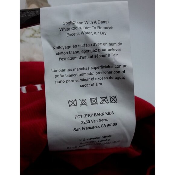 Pottery Barn Kids Mom Angel Woodland Christmas Holiday Stocking Quilted Xmas - Picture 9 of 9